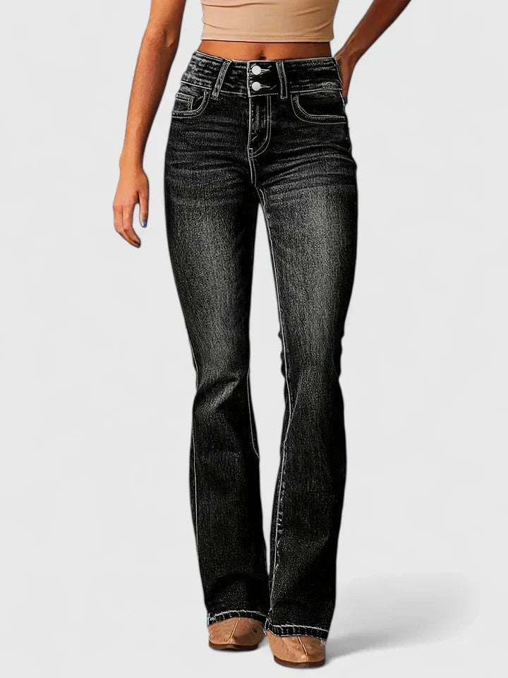 Allison - Stretch Flared Jeans