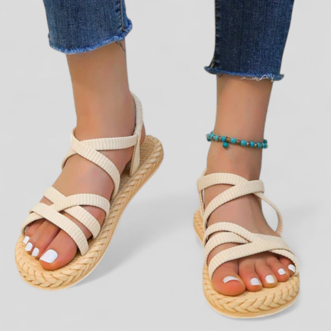 Amabel - Crossover Strap Slides