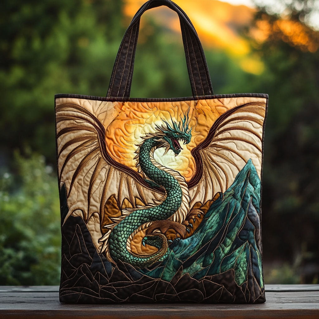 Bolso Tote Acolchado Horizon Blaze Dragon