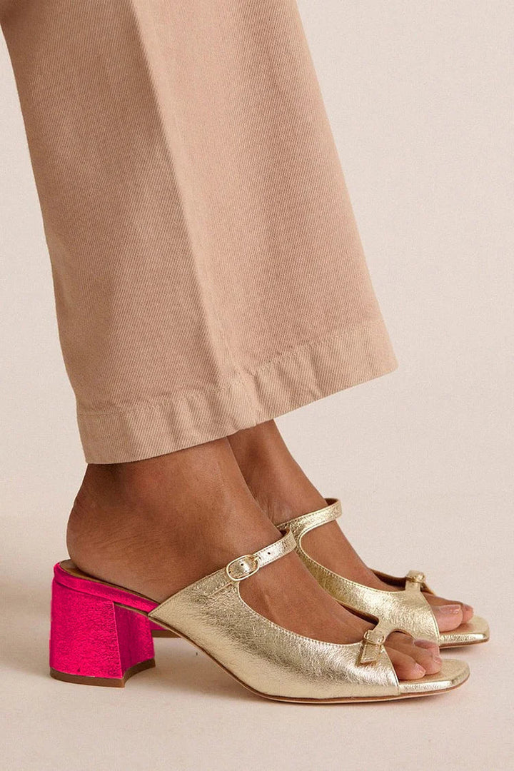Trista - Tie-Detail Heeled Sandals