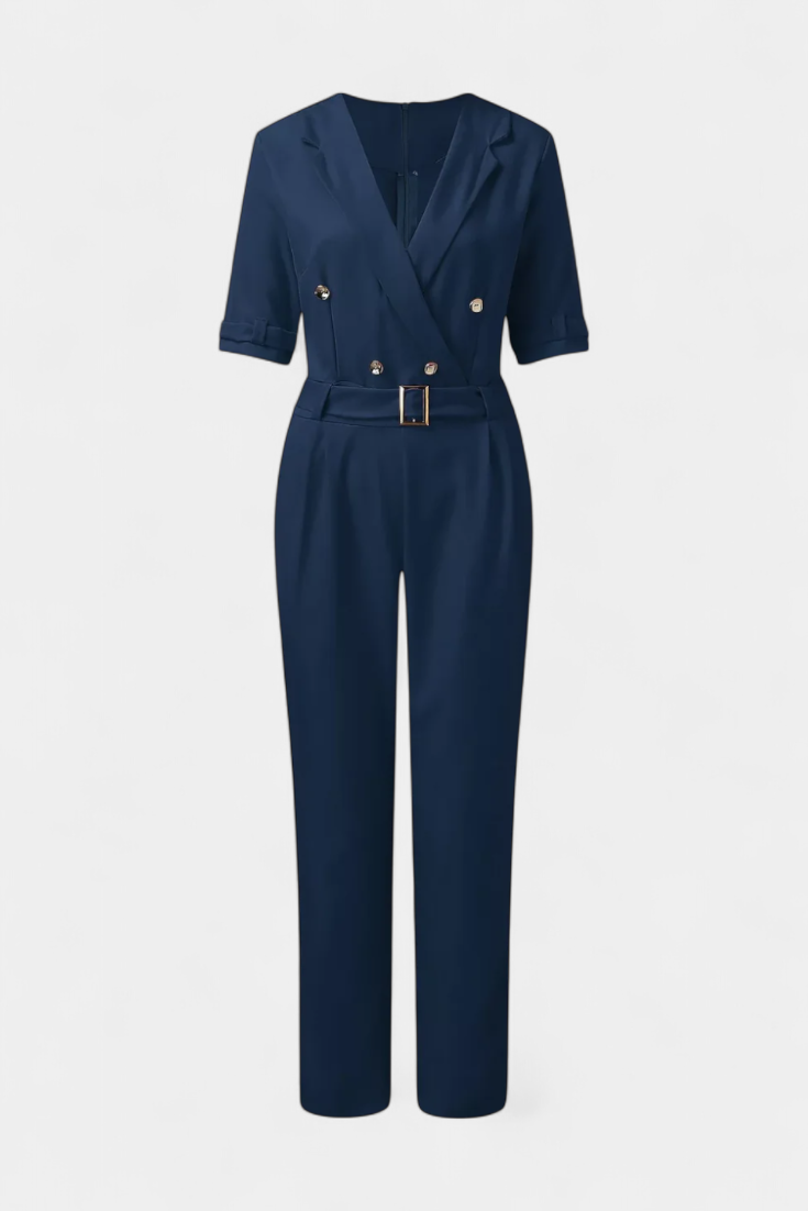 Emmalyn - Effortless V-Neck Jumpsuit