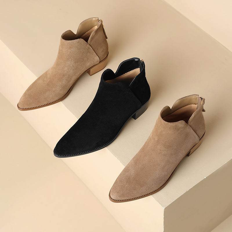 Maisie - Genuine Leather Western Boots