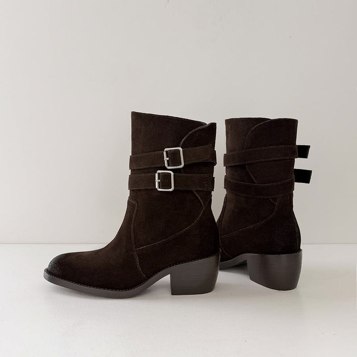 Annabel - Genuine Leather Western Boots
