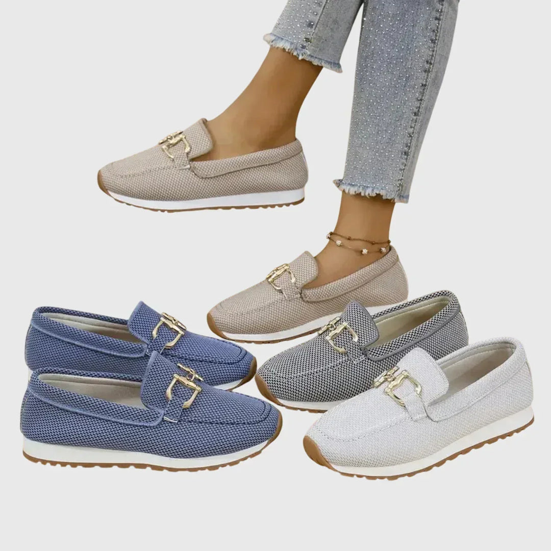Sinclair - Sporty Buckle Loafers