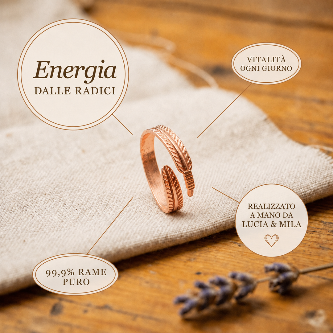 Roots Copper Ring