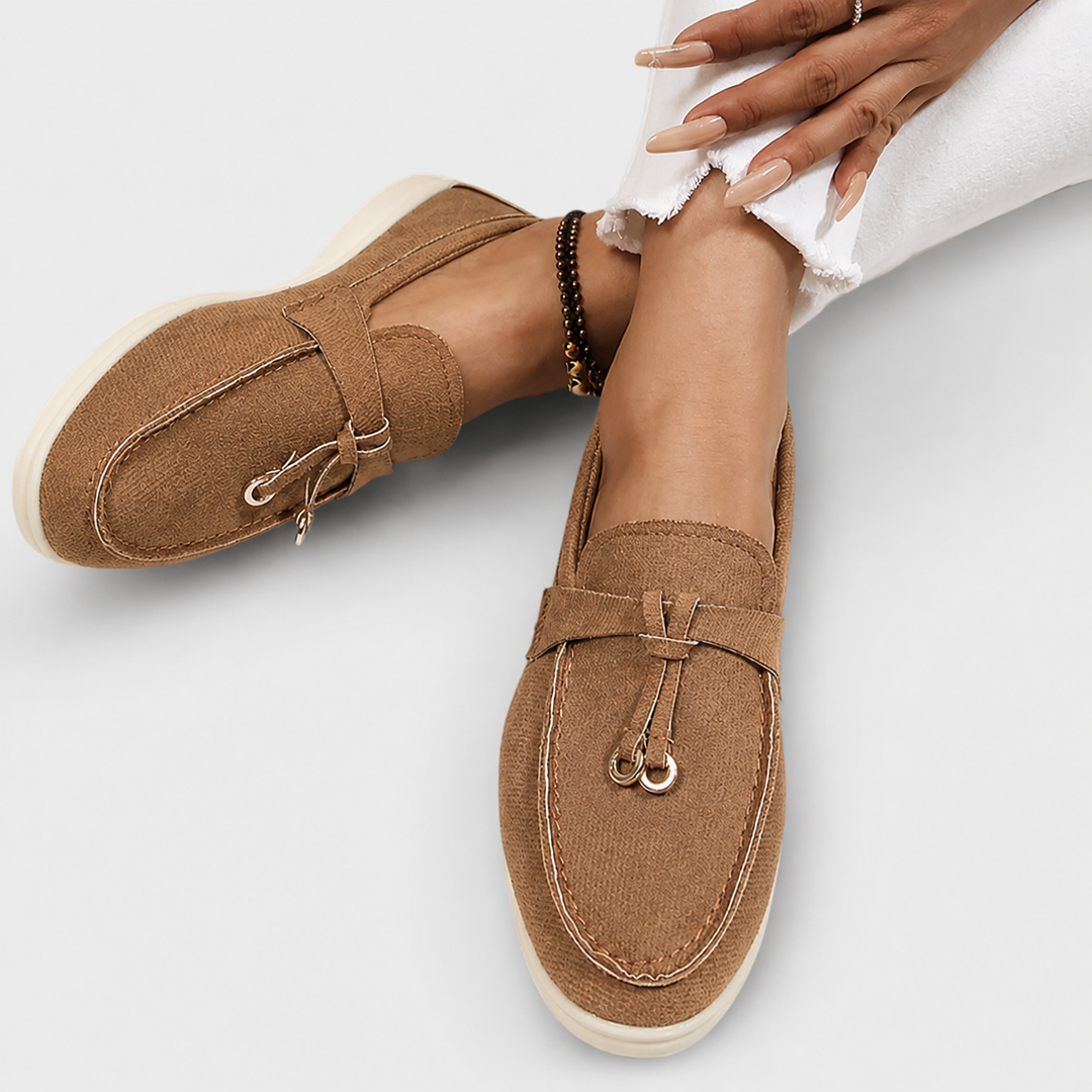 Anne - Elegant Buckle Loafers