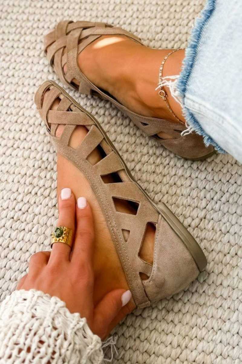 Sacha - Woven Flat Sandals