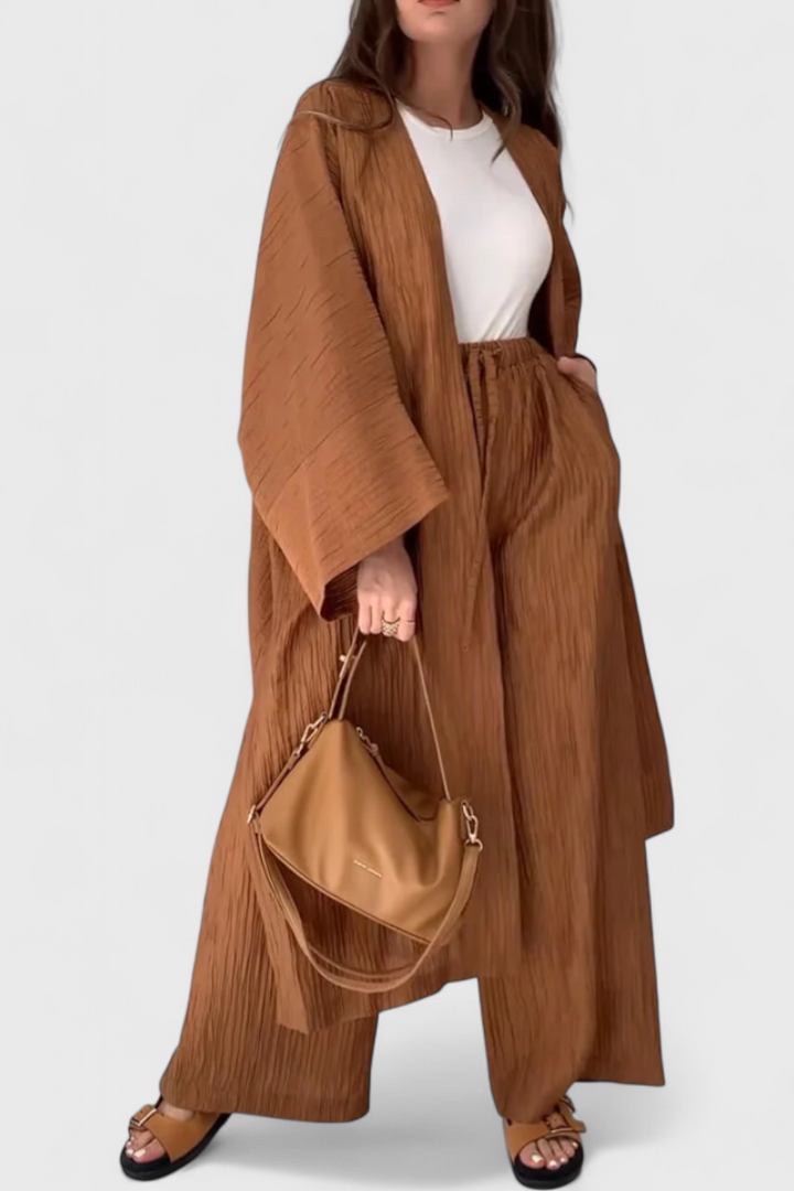 Emmy - Relaxed Two-Piece Kimono Set