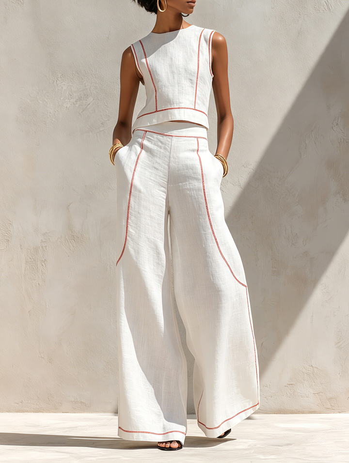 Camila - Two-Piece Wide-Leg Set