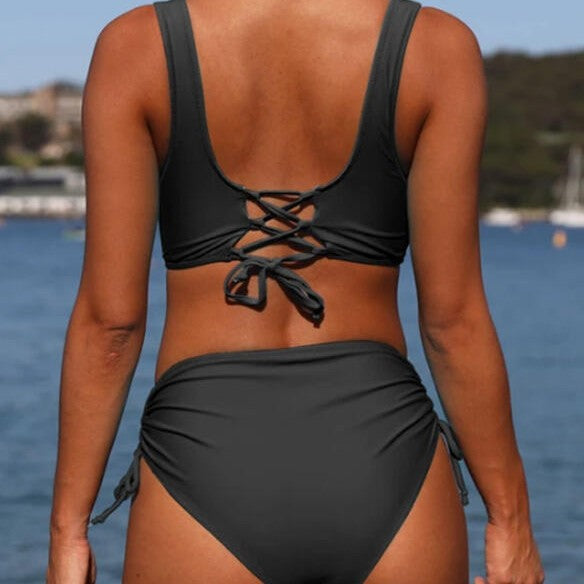 Delaine - Twist Front Bikini with Removable Cups