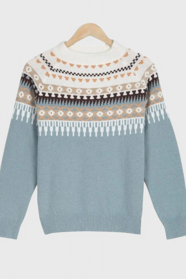 Hildegard - Textured Crewneck Sweater