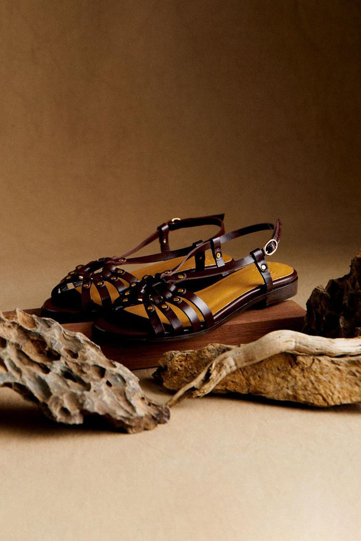 Lesley - Handcrafted Flat Sandals