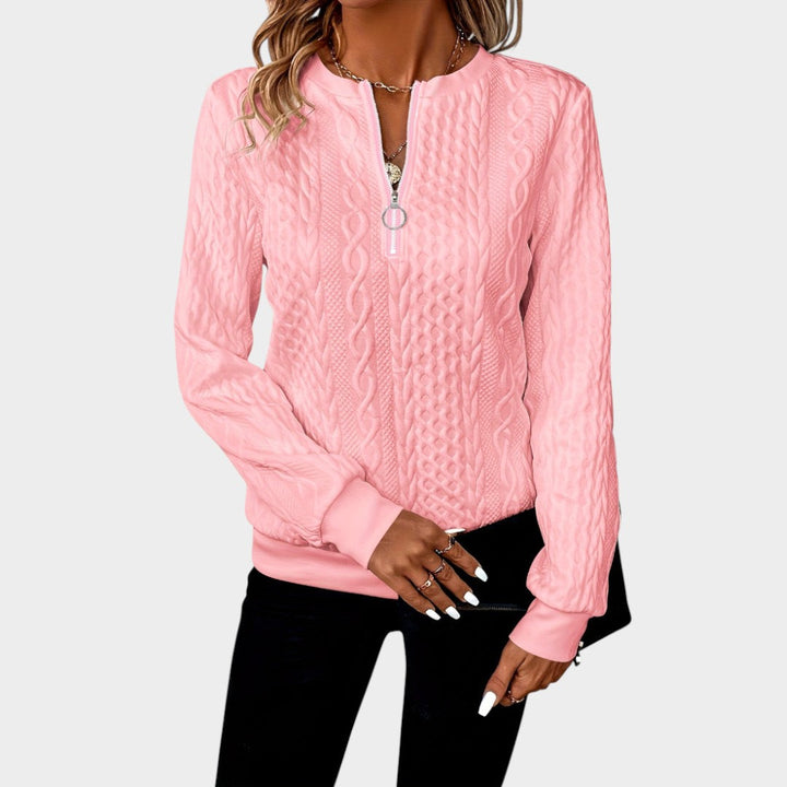 Holly - Soft Zip-Up Cardigan