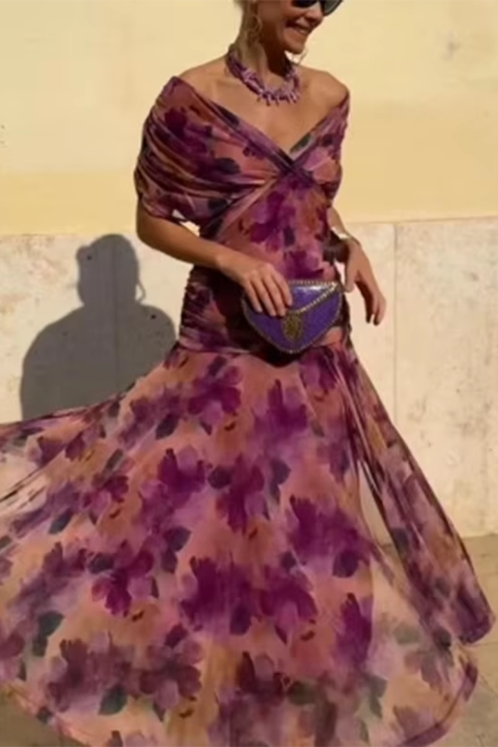 Keegan - Floral Gauze Maxi Dress