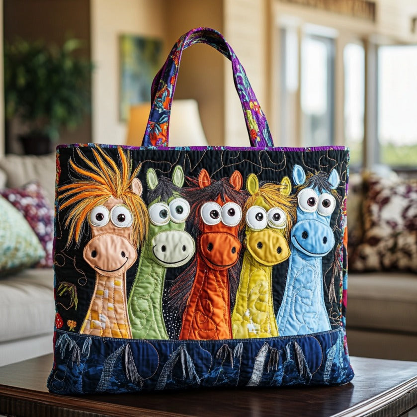 Bolsa Tote Acolchada Colorida