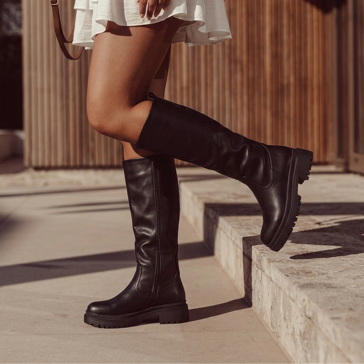 Cadence - Chunky Sole Tall Boots