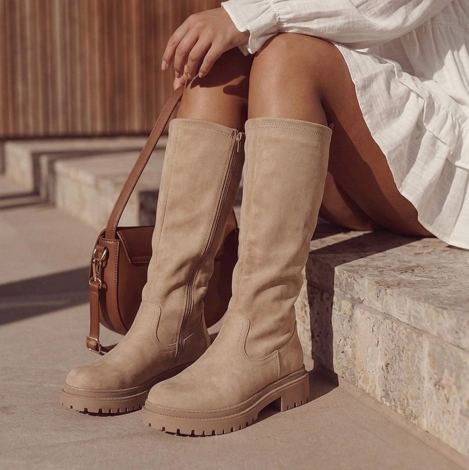 Cadence - Chunky Sole Tall Boots