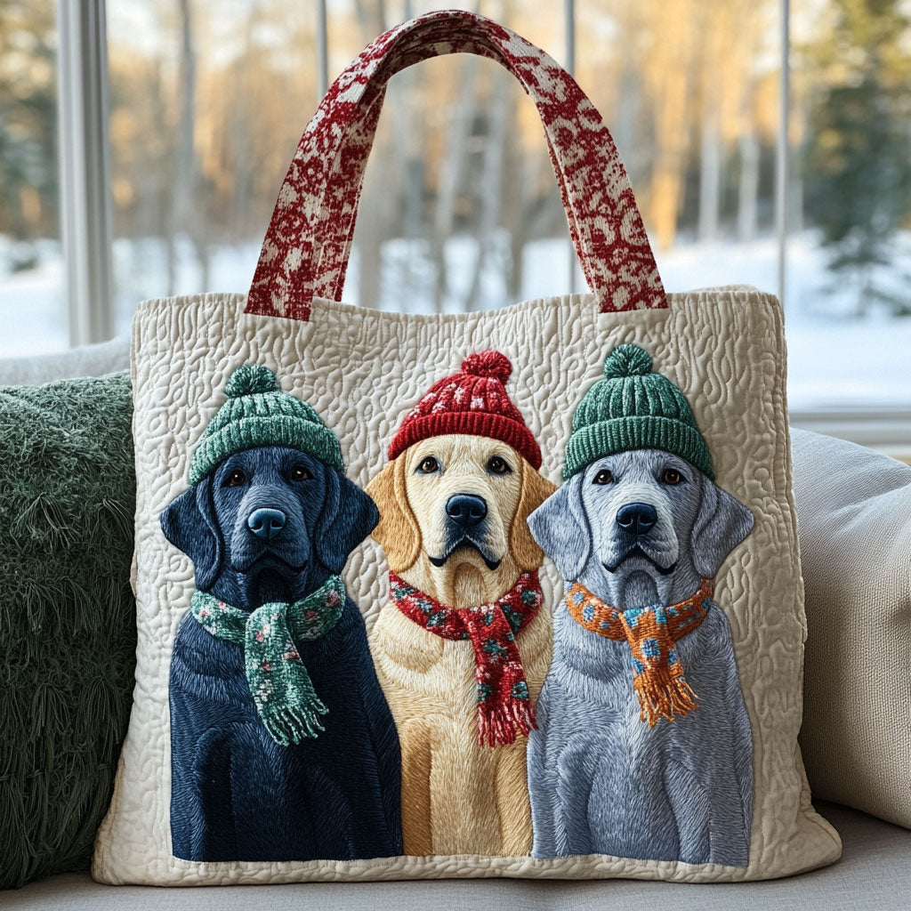 Bolsa Tote Acolchada Merry Labrador
