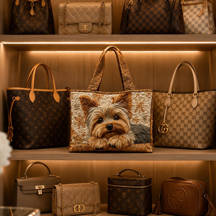 Bolso Tote Acolchado - Adorable Yorkshire