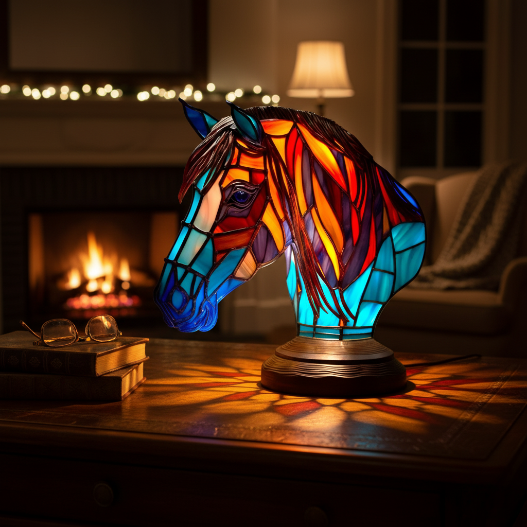 Enchanting Horse LED Lamp