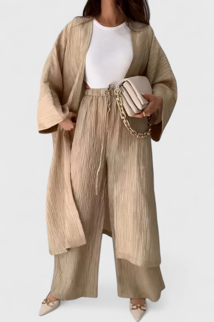Emmy - Relaxed Two-Piece Kimono Set