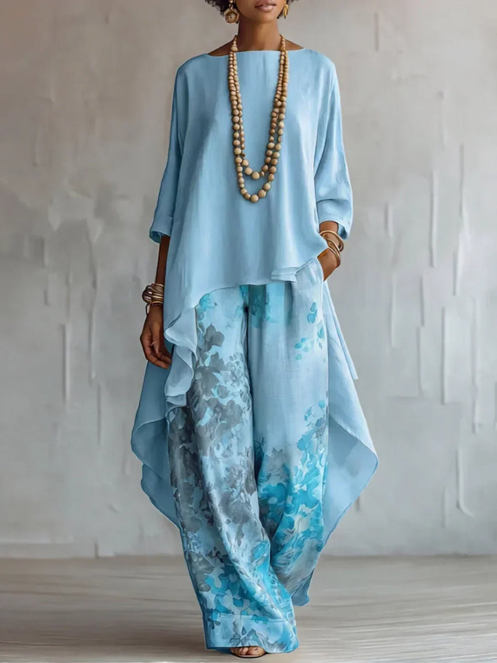 Patience - Asymmetric Floral Matching Set