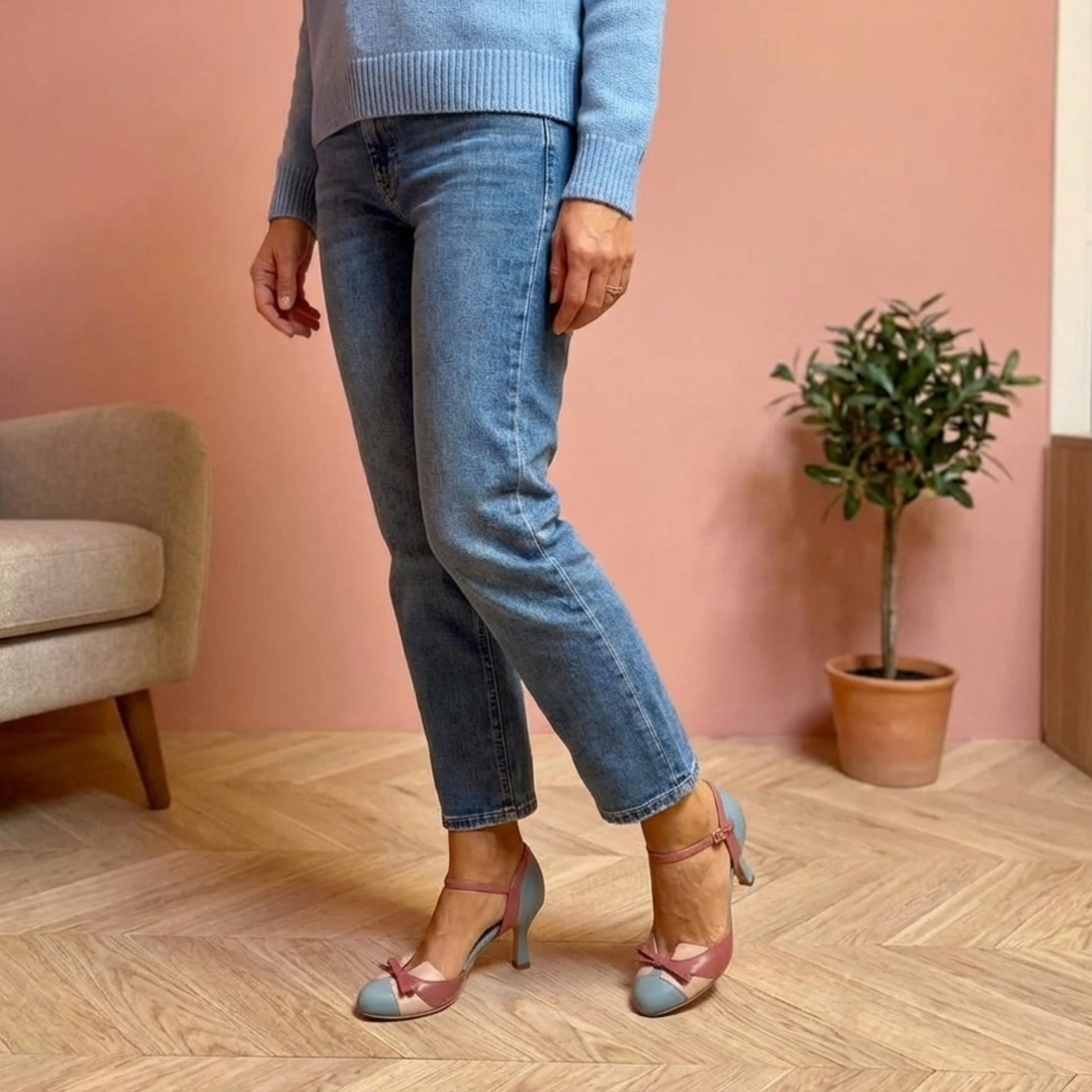 Yolande - Vintage Orthopedic Bow Sandals