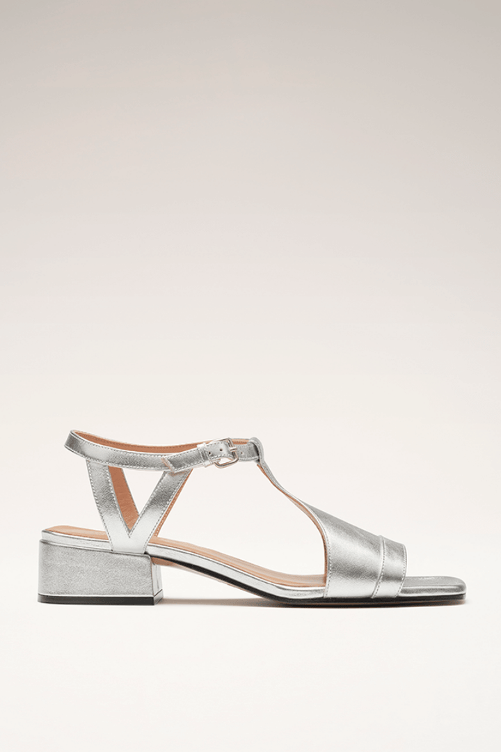 Anwen - Block Heel T-Strap Sandals