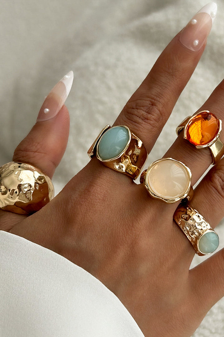 Enola - Open Rhinestone Ring Set