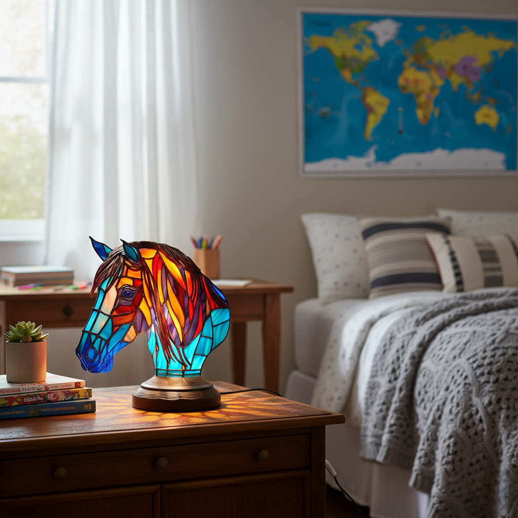 Enchanting Horse LED Lamp