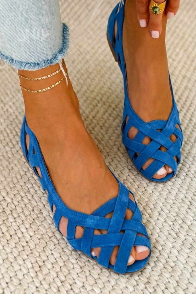 Sacha - Woven Flat Sandals