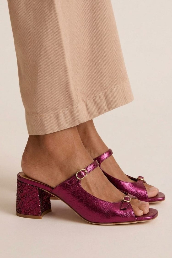 Trista - Tie-Detail Heeled Sandals