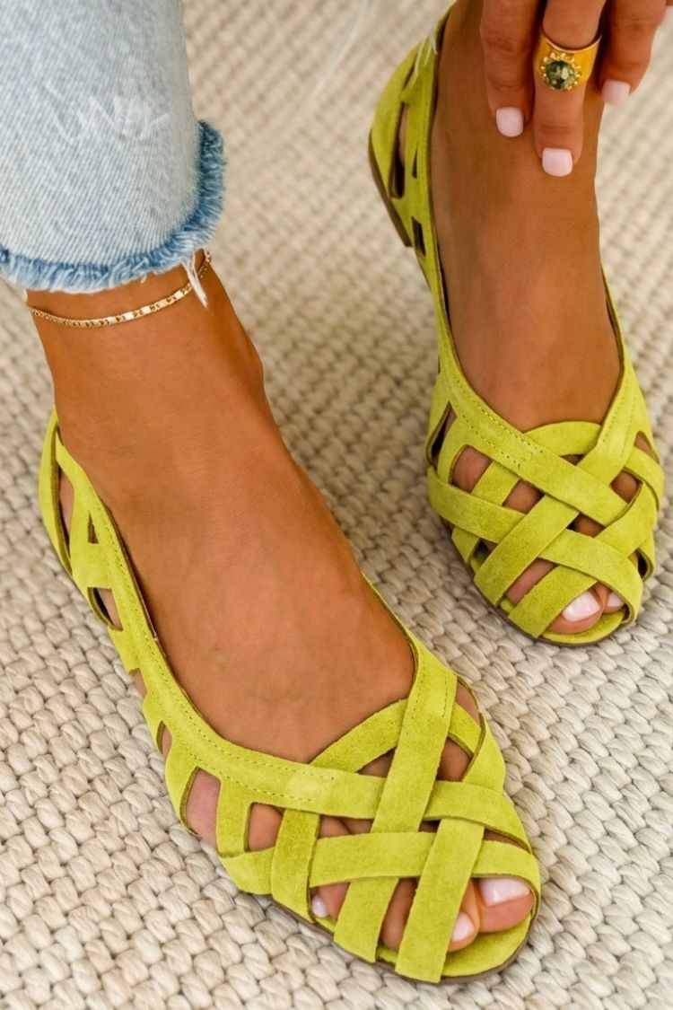 Sacha - Woven Flat Sandals