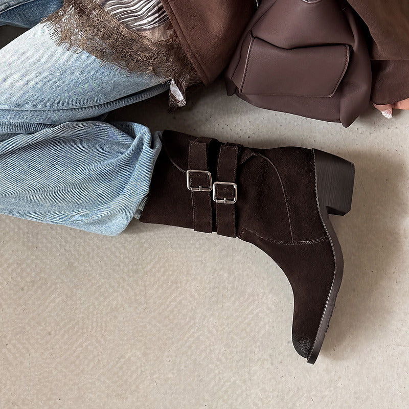 Annabel - Genuine Leather Western Boots