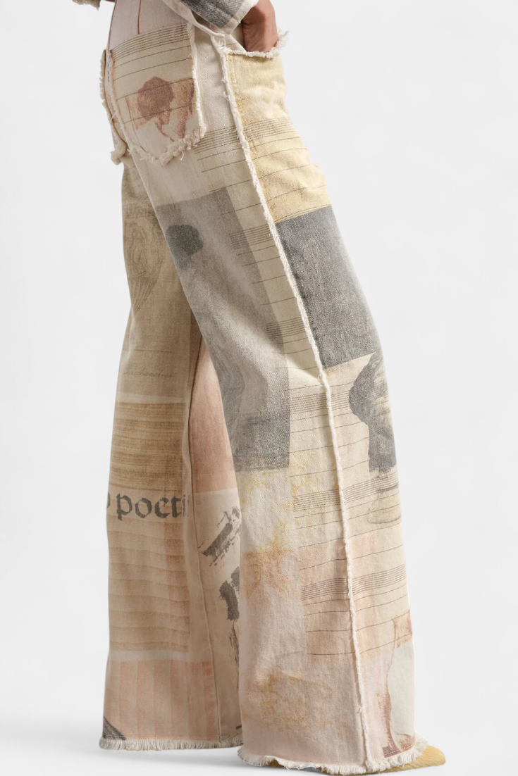 Coleen - High Waist Wide-Leg Jeans