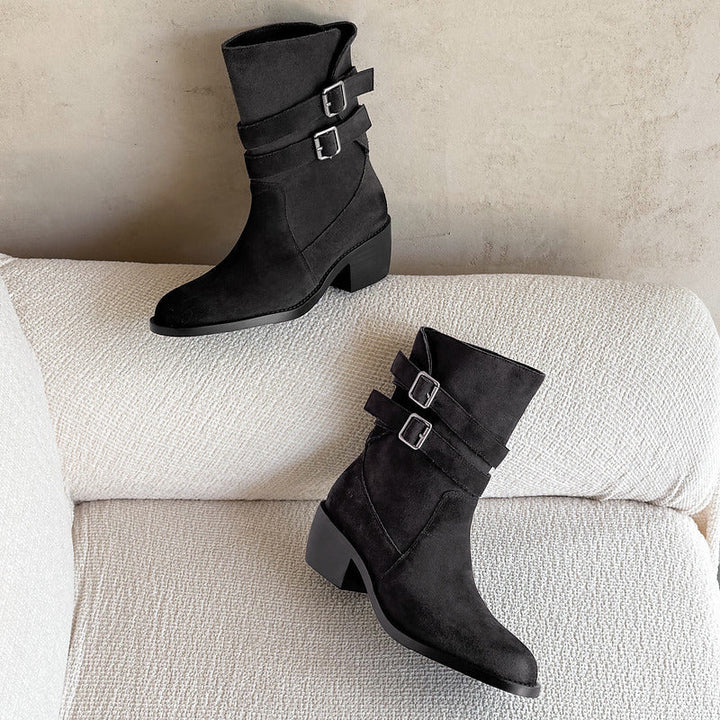 Annabel - Genuine Leather Western Boots