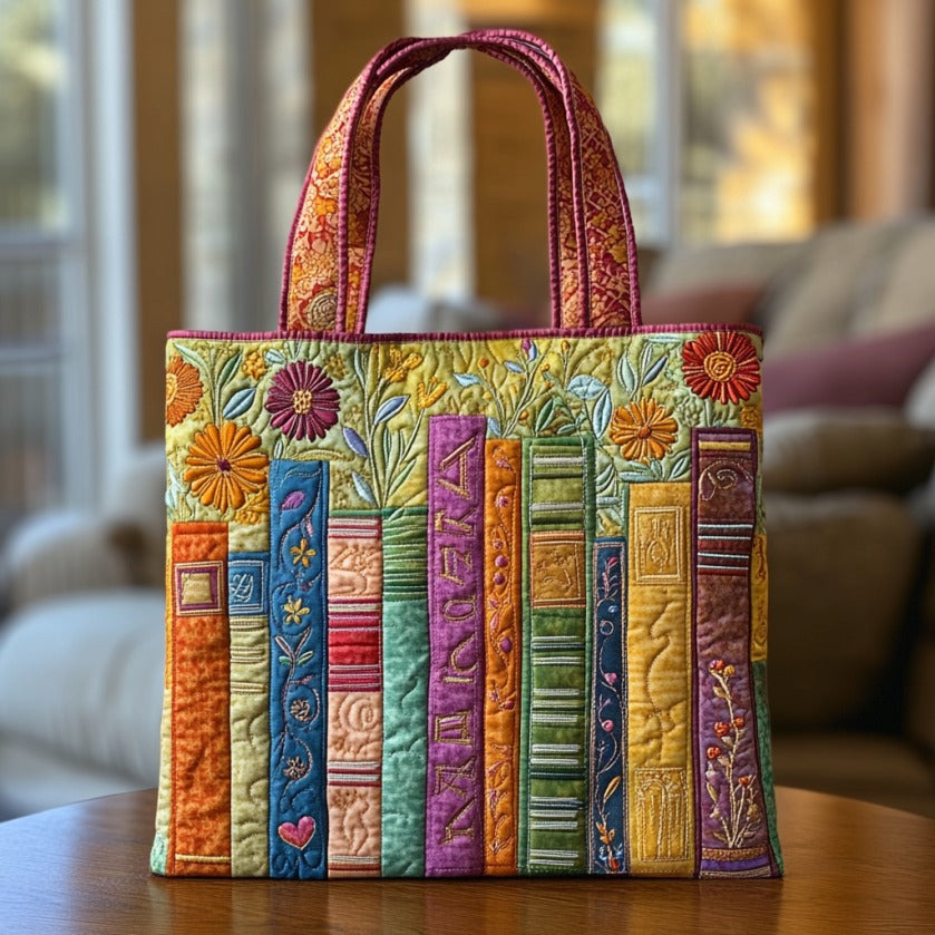 Bolsa Tote Acolchada Book Bliss