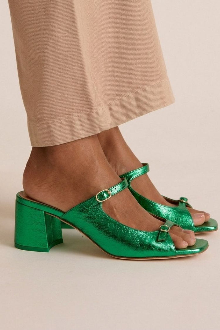 Trista - Tie-Detail Heeled Sandals