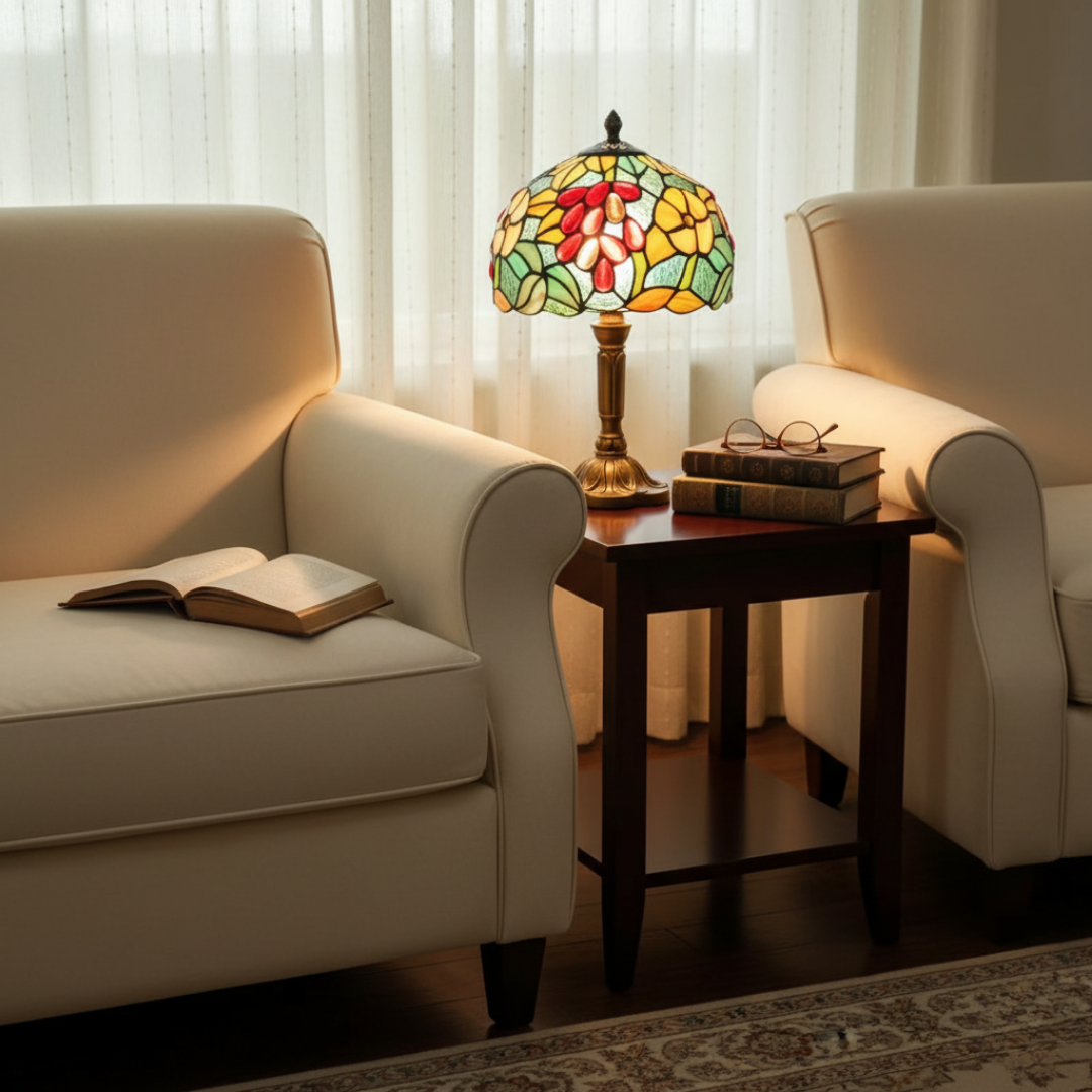 Arizona Stained Glass Style Lamp