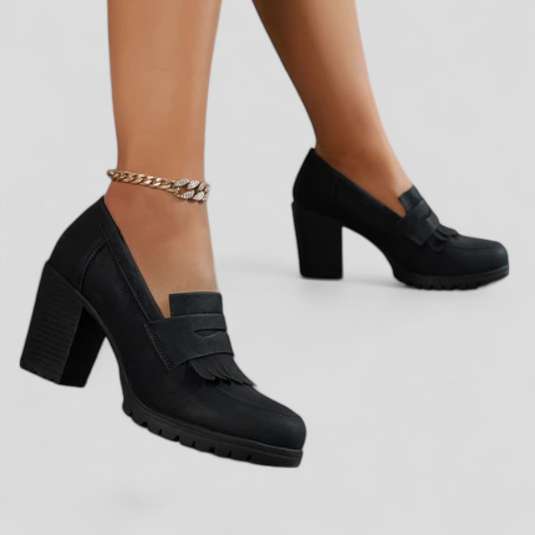 Belinda - Chunky Sole Tassel Loafers