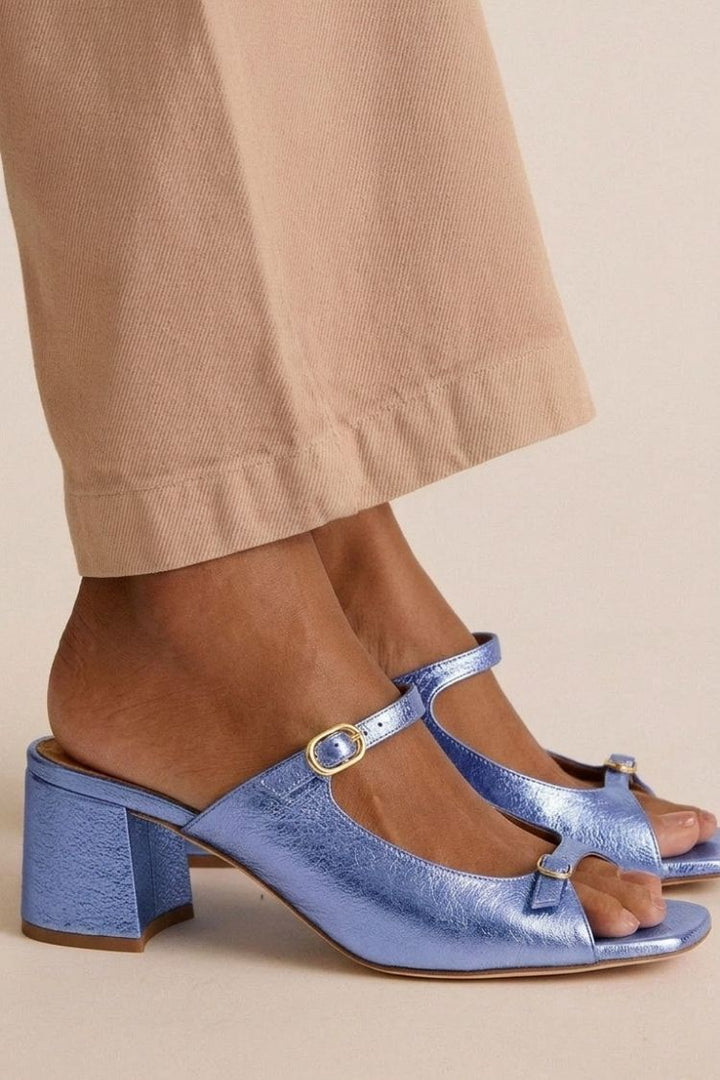 Trista - Tie-Detail Heeled Sandals