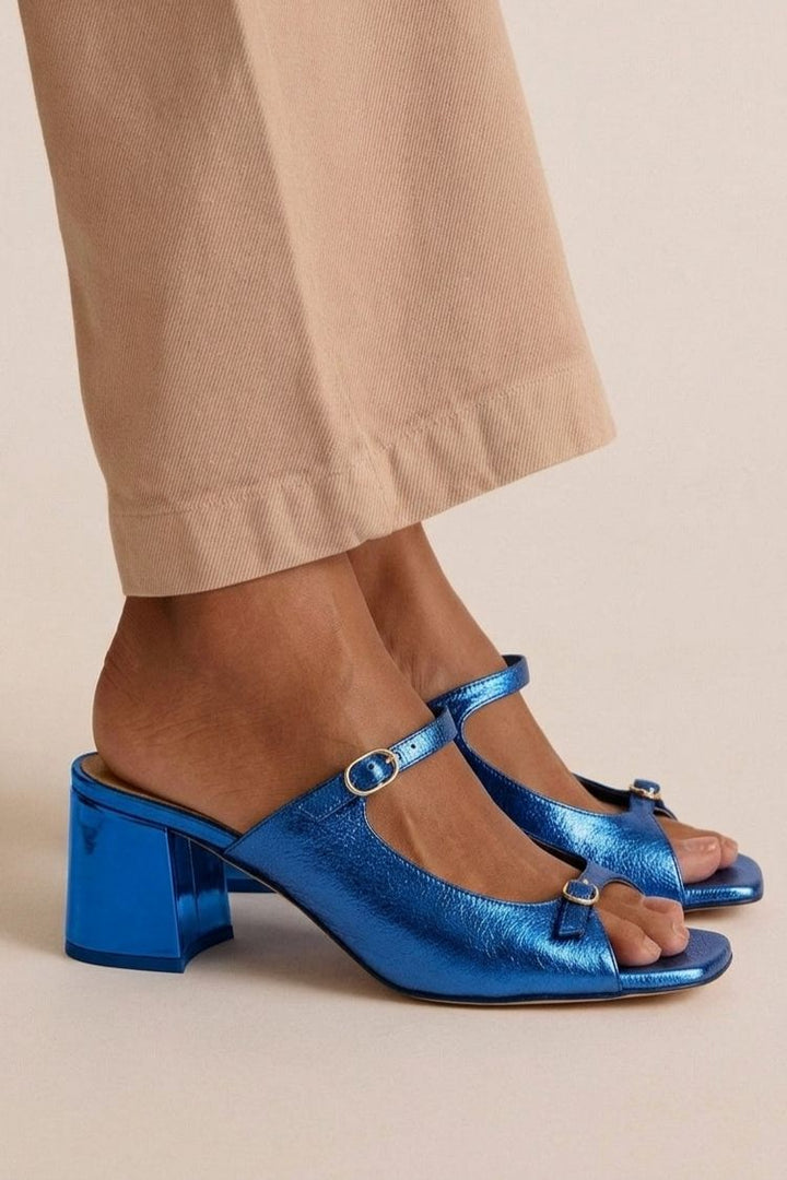 Trista - Tie-Detail Heeled Sandals