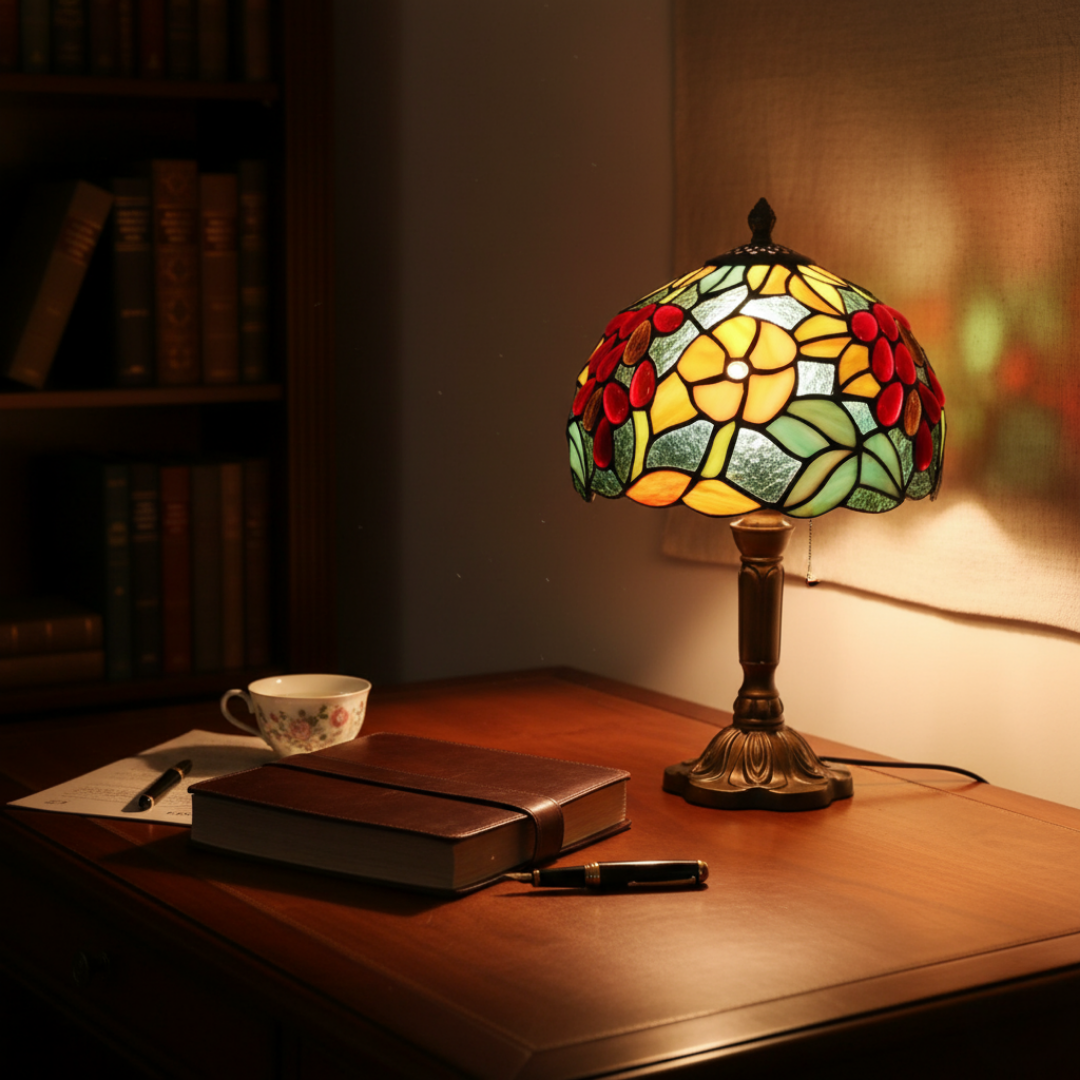Arizona Stained Glass Style Lamp