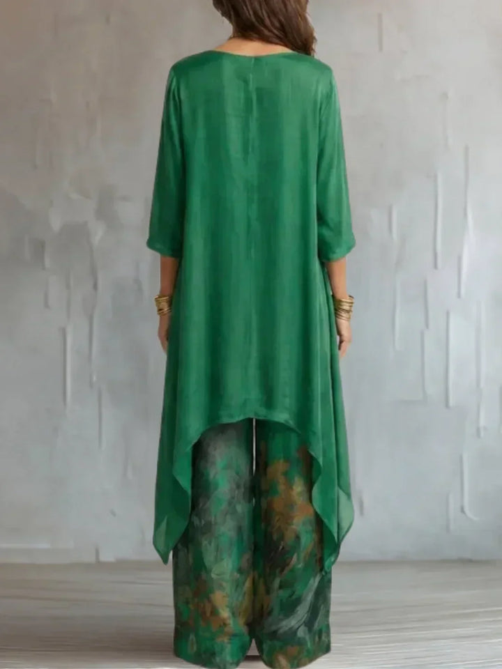 Patience - Asymmetric Floral Matching Set