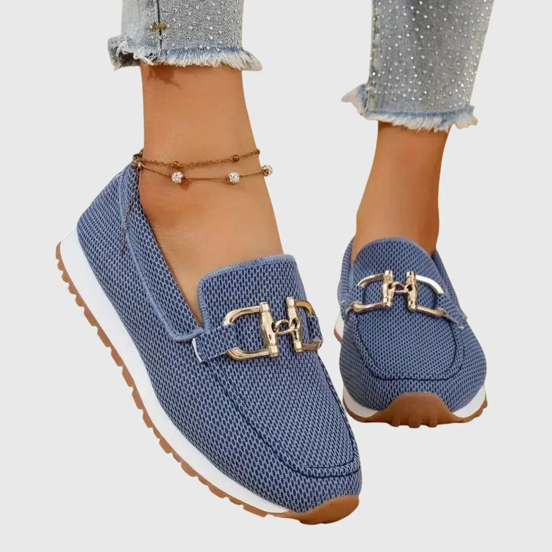 Sinclair - Sporty Buckle Loafers