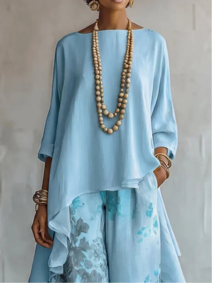 Patience - Asymmetric Floral Matching Set