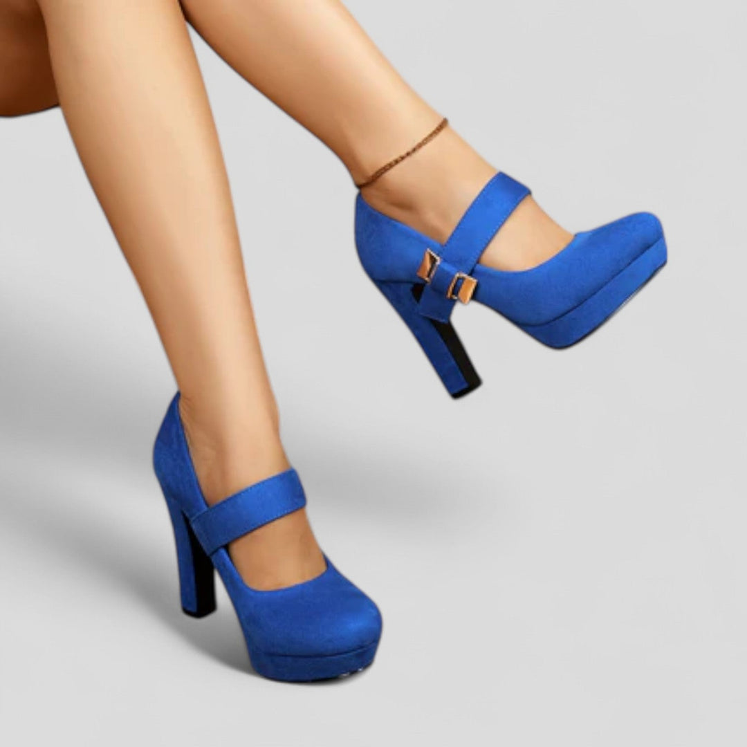 Sonja - Platform Strap Heels