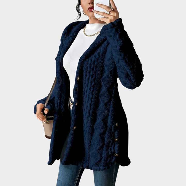 Ayla - Quilted Hooded Cardigan