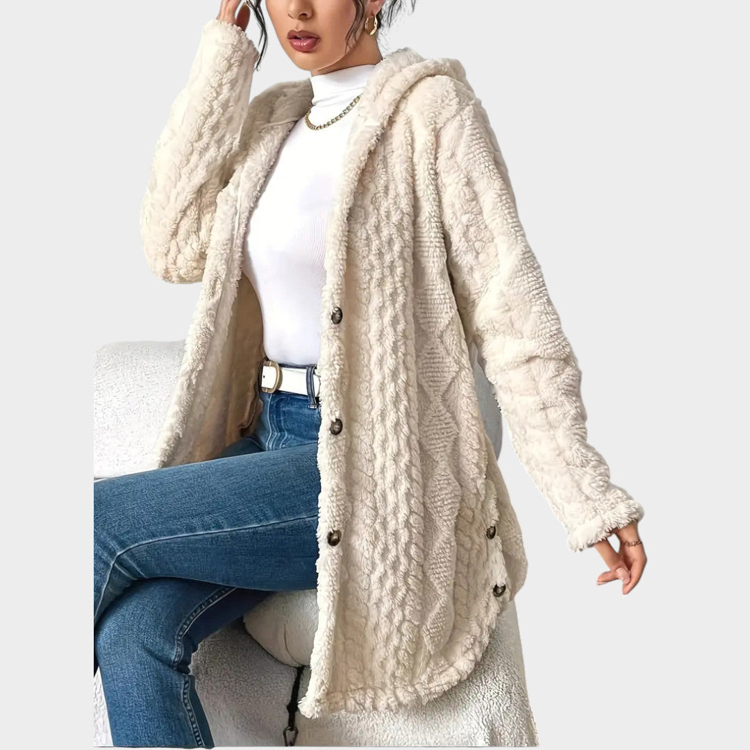 Ayla - Quilted Hooded Cardigan