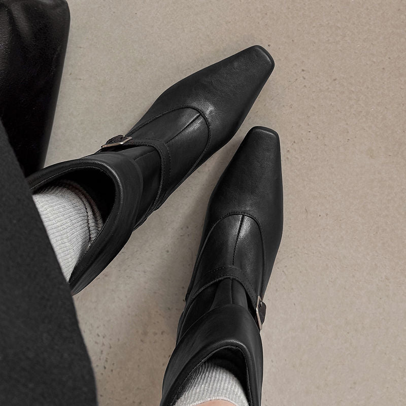 Gwendolyn - Genuine Suede Wedge Ankle Boots